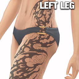 [SINSIM] Cybersigilism Tattoo Pack #2 - Enchambered Resolve (Left Leg) logo