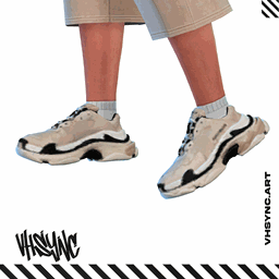 [VHSync] Clunky men's sneakers logo