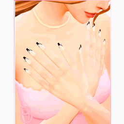 Woman Nails - Rosa - Version 2