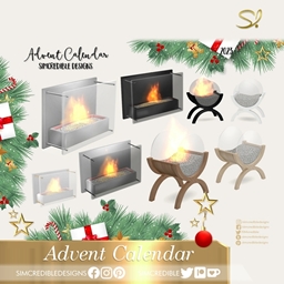 '23 Advent Calendar - Day  23 🎅🎁 - Fireplaces 🔥 logo