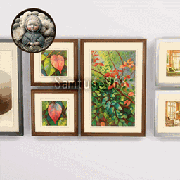 HQ Painting 3 Piece Set Extra F Frame #1 Samtuse963