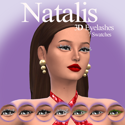 Eyelashes 3D CGⁿᵃᵗᵃˡⁱˢ logo