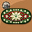 HQ Christmas Oval Dance Rug #1 Samtuse963 logo