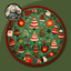 Christmas Round Dance Rug #2 Samtuse963 logo