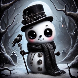 Goth Christmas Paintings project image