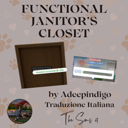 Functional Janitor's Closet by Adeepindigo Italian Translation