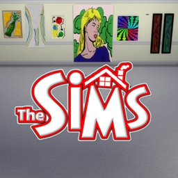 Paintings Edition - The Sims 1 logo