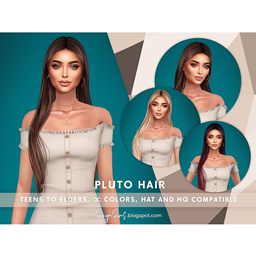 SONYASIMS - PLUTO HAIR project image