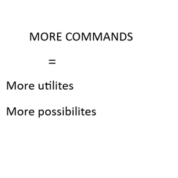 More useful commands logo