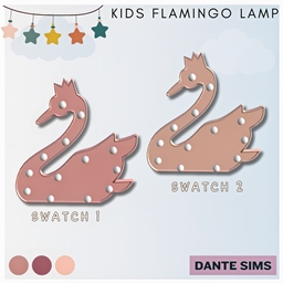 Kids deco Flamingo lamp
