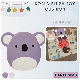 Koala plush toy cushion