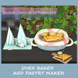 Mushroom Cheese Turnover