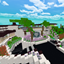 Modern Island with Modern House logo