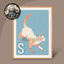 HQ Small Table Painting Minimalist Cat #1 logo