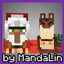 Wandering Santa Trader & Reindeer Llamas logo