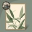 Large Table Painting Minimalist Plant #1 logo