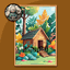 Cute Cabin Painting #1 Extra A Samtuse963