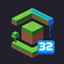 Faithful 32x: Bedrock logo