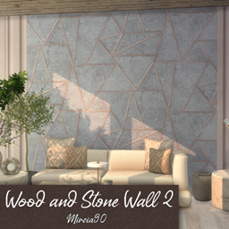 Wood & Stone Wall #2