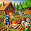 Tewky's Farming and Cooking logo