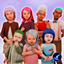 (Pn) Genetic Unnatural Hair Colours for Little Sims logo