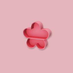 Rose Colored Accents Shelf 2