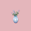 Rose Colored Accents Flower Vase 1 logo