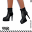 [VHSync] Heeled ankle boots logo