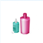 Rose Colored Accents Bathroom Edition Deco Bottlers logo