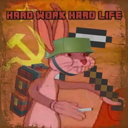 Hard work hard life logo
