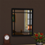 Wall mirror, small logo