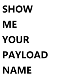 Show Me Your Payload Name logo