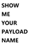 Show Me Your Payload Name logo