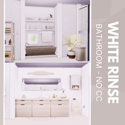 White Rinse Bathroom - NO CC