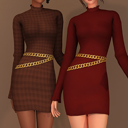 [Teddy Bear Collection] Chained Dress