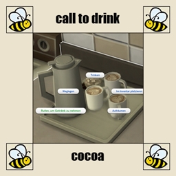 Call to drink Cocoa