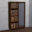 Wardrobe with mirror, pattern logo