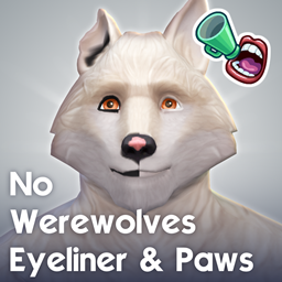 No Werewolves Eyeliner & Paws logo