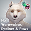 No Werewolves Eyeliner & Paws logo