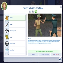 JROTC School Activity- kiarasims4mods / translation spanish by dokimtz