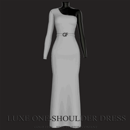 GoldFish Luxe One-Shoulder Dress logo