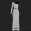 GoldFish Luxe One-Shoulder Dress logo