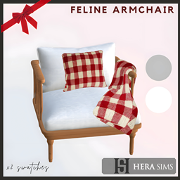 Feline armchair