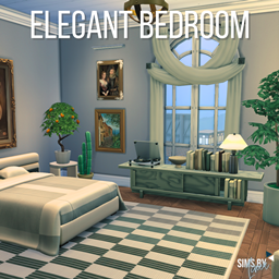 Elegant Bedroom | with CC logo