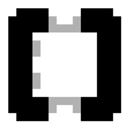 Round to square shadow logo