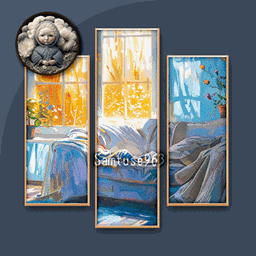 HQ Cozy Indoor Triptych #3 Sellable Extra B Samtuse963 project image