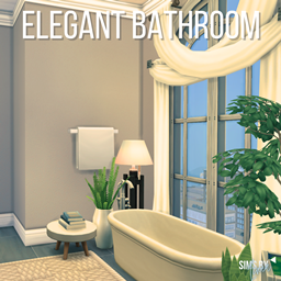 Elegant Bathroom | with CC logo