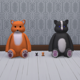 Fox and Skunk Toys