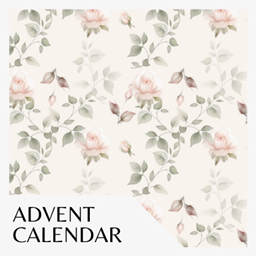 Advent Calendar: Soft Roses Wallpaper 01