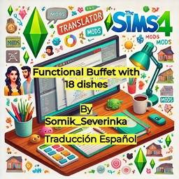 Spanish Translation: Functional Buffet with Ready-Made Food - Traducción Español: Buffet Funcional con Comida Listo para Servir